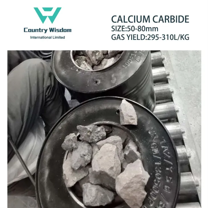 50-80mm 100kg Drum Calcium Carbide For Acetylene Gas