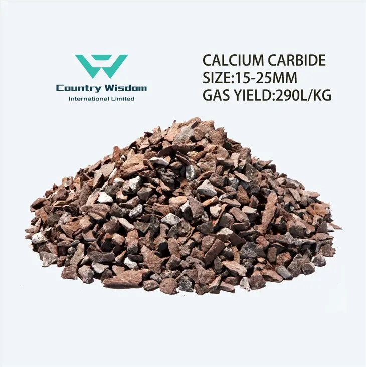 Factory Price 15-25mm 295L Cac2 Stone Lumps Calcium Carbide