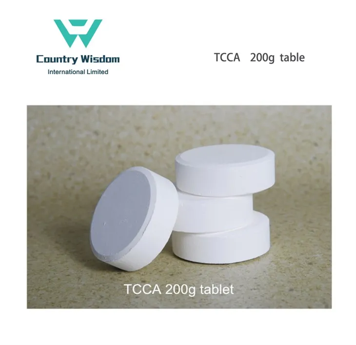 เคมีภัณฑ์สระว่ายน้ำ 90% TCCA 200g Tablet